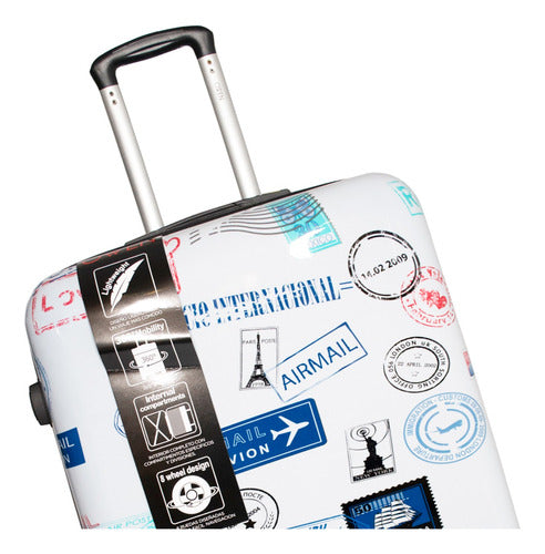 OWEN Travel Suitcase Large Printed Hard OW40006 28'' 3c 11