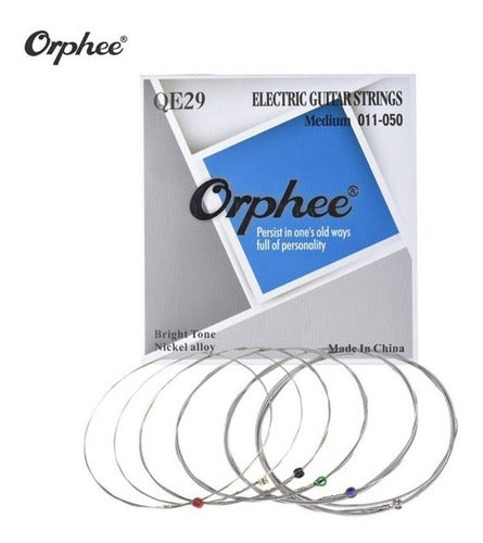 Orphee Encordado Qe29 Guitarra Elect 011-50 Nickel +envio 1