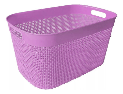 Medium Perforated Laundry Basket Organizer 12