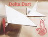 Delta Dart Airplane Kit - Rubber Motor A 0