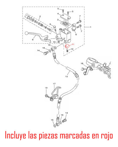 Bulbo Stop Delantero Yamaha Ybr 250 3