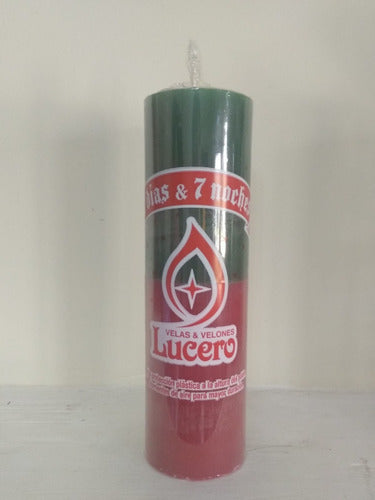 Lucero Velones 7 Días Y 7 Noches Combinados, Rojo/verde 2