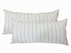 Set of 2 Decorative Tusor Throw Pillows 80x40cm 9