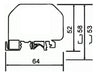 Zoloda Separator for Terminal BP Small Up to 10mm SE1-D X10 Units 1