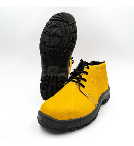 Tushop Botin Amarillo Con Puntera V-seg Talle 46 0