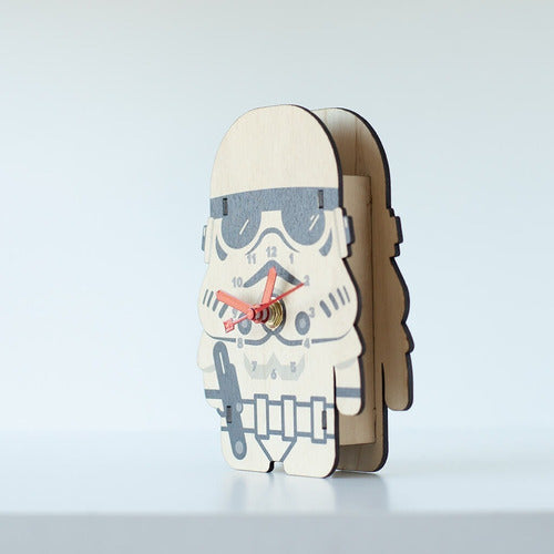 Woodaloo Stormtrooper Desktop Clock 2