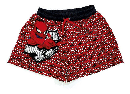 Marvel Malla Niño Short De Baño Spiderman Avengers Original 2