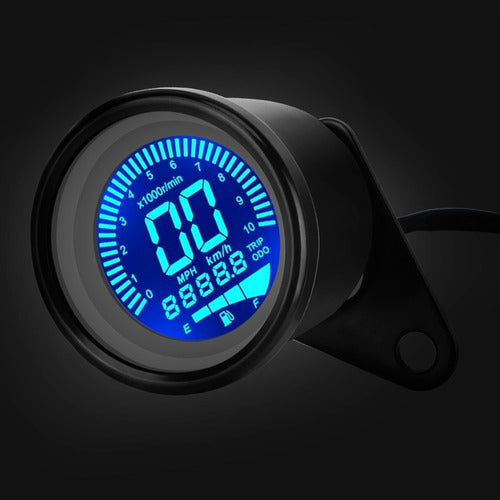 CDT Digital Universal Motorcycle Speedometer Cafe Bobber Pem 2