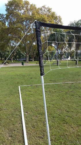 Cancha De Voley Portátil Con Red Fácil Armado 3