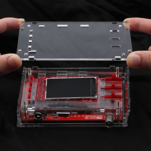 2.4" TFT Oscilloscope Digital Acrylic Case 12 Bits Mounted 3