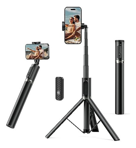 Atumtek Trípode Selfie Stick De 55 Pulgadas, 0