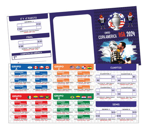 Gráfica Asiltom Fixture Copa America USA 2024 0