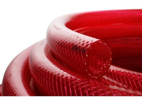 Red Braided Air Pressure Hose 13mm X 50 Meters 1/2 1