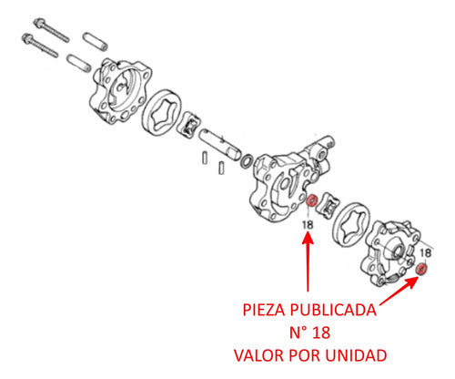 Oring Reten Bomba Aceite Original Xr 600 650 Nx 650 Moto Sur 1