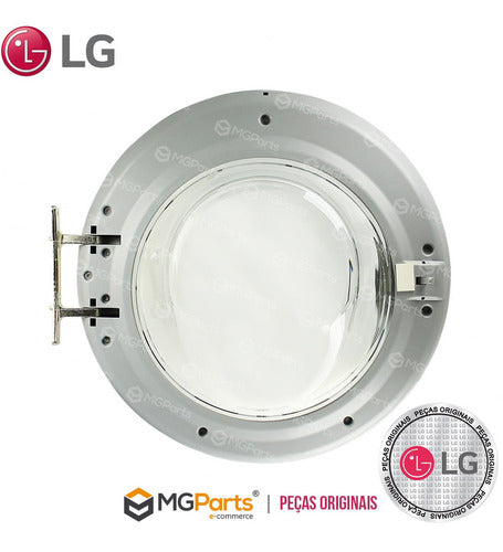 Porta Completa Lavadora LG Wd-w1485at Branca Adc69321505 4