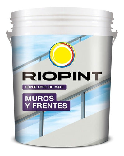 Riopint Latex Muros Y Frentes Blanco Mate 20 Lts 1