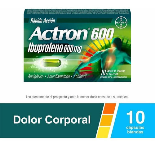 Actron 600 Mg 10 Cap 0