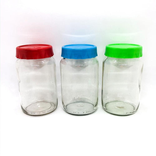 ByF Deco Plastic Jam Jar Screw Caps X50 1