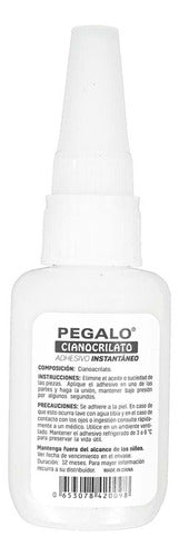 Pegalo Cianoacrilato Adhesive 20g Pack of 2 Units 1