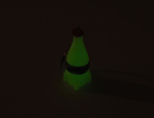 Qubic 3D Nuka-Cola Quantum Keychain Glows in the Dark! Fallout 3