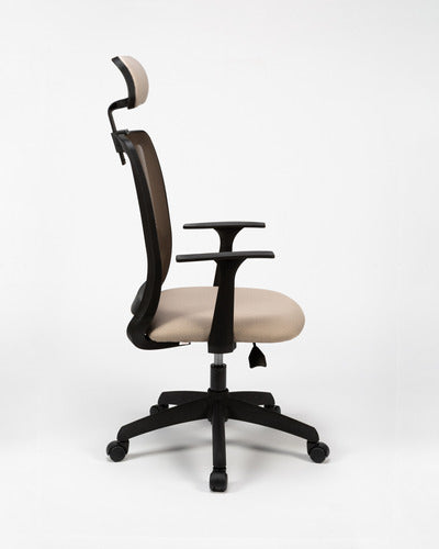 Interior Equipamiento Mint Office Chair with Headrest Mesh Gerent 1