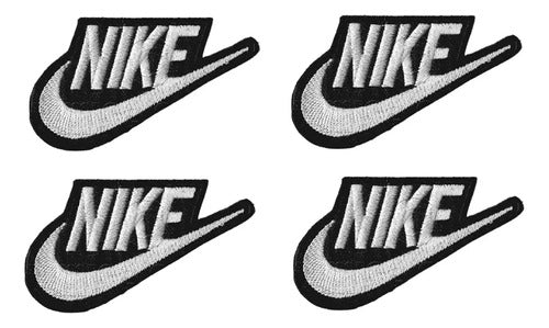 Nike Embroidered Iron-On Patch 6 X 3 Cms 2