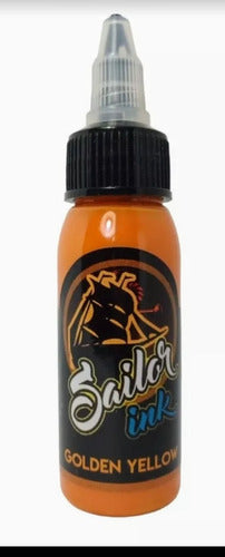 Pigmento Tinta Tattoo Sailor Ink Golden Yellow 1 Oz 0