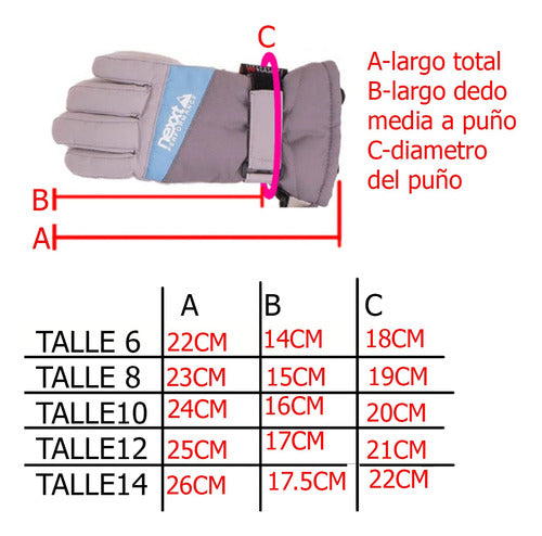 Nexxt Guantes Para Nieve Foggy - Junior Niños Impermeables 2