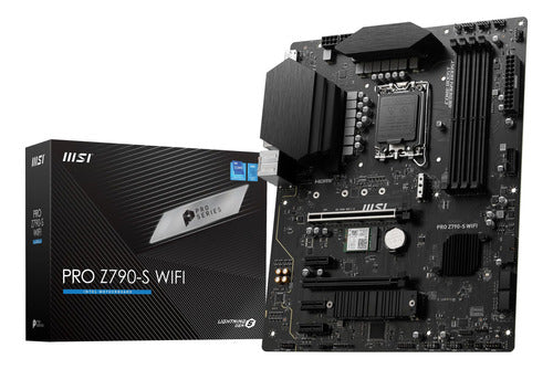 Placa Base Msi Pro Z790s Wifi Admite Procesadores Intel De 1 0