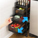 Shopick Organizer Cart with 4 Baskets for Kitchen - Rolling Storage Solution 6