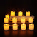 Velas Velitas Luz Led Pila Pack 24 Unidades Decorativo 4