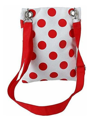 Bolso Bandolera Pasaporte Minnie Mouse Lunares Disney, 8 Pul 2