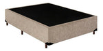 Base Cama Box Viúva Suede Bege - 128x188x39 0