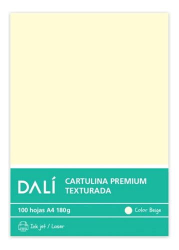 Dali Cartulina Premium A4 Pastel 180g X 100 H 2