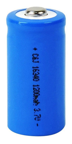 Eleventech Lithium 16340 Rechargeable Battery 1200mAh 3.7V 0