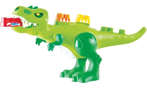 Cardoso Toys Dinosaurio Con Bloques De Encastre Y Sonidos Dino Jurassic 0