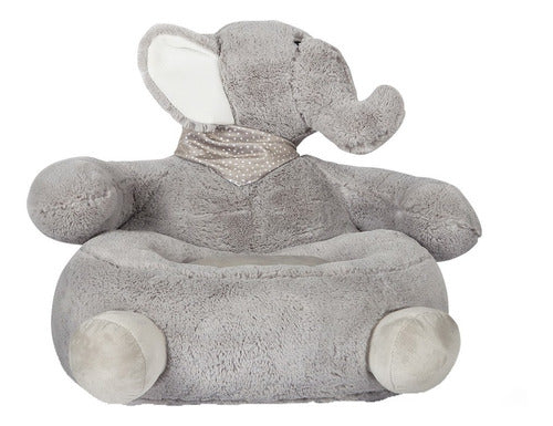 Plush Elephant Grey Carestino Sofa 1