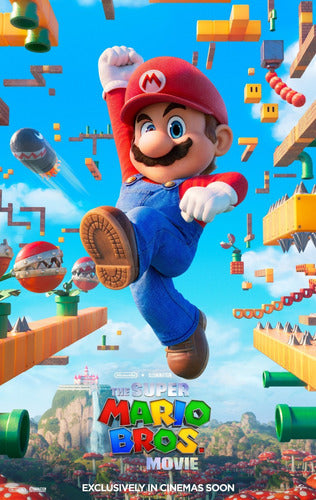 FanPosters Super Mario Bros 2023 Movie Posters - 10 Units 45x30 Cm 2