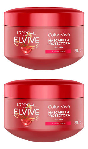 Pack Crema De Tratamiento Elvive Color Vive 300 Gr 0