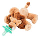 Nookums Paci-Plushies Lion Buddies - Soporte De Chupete (juguete) 3