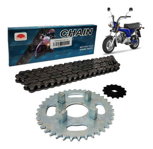 Kit Transmission Set Corona Chain Pinion Corven Dx 70 0