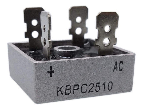 5 Unidades Puente De Diodos Kbpc2510 25a 1000v Kbpc 2510 0