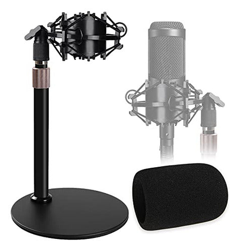 Frgyee At2020 Desk Microphone Stand with C Shock Mount 0