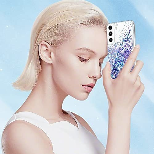 Liquid Glitter Samsung Galaxy S22 Plus Case - Purple 1