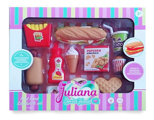 Set Fast Food Sandwich Juliana Sweet Home 0