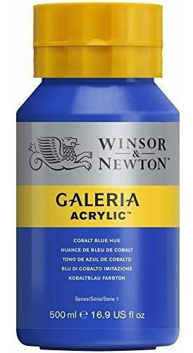 Winsor & Newton Galeria Acrylic Paint Cobalt Blue 500ml 0