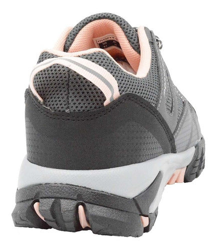 Montagne Women's Daylite Outdoor Trainer Sneakers - Gray and Pink 1