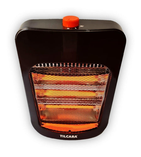 Infrared Electric Heater with 3 Quartz Heating Elements and Safety Features 1