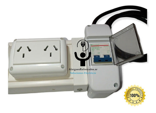 Total Cold Power Strip 6 Outlets 10A 3x4mm Thermal Protection 4