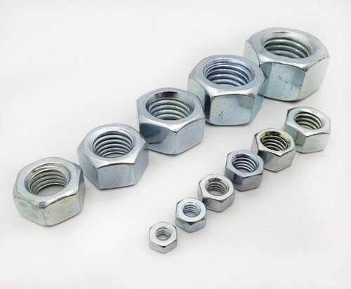 Zinc-Plated Iron Nut 3/16 x 500 pcs. Hardware Supplies 1